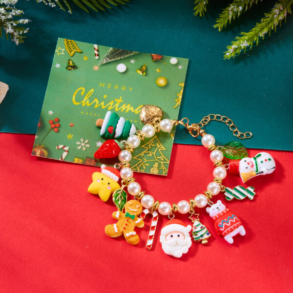 Wholesale Cute Christmas Pearl Bracelet