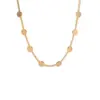 Wholesale PVD Coated 18K Gold Plated Circle 304 Stainless Steel Fashion Waterproof Non Tarnish 304 Stainless Steel Necklace
