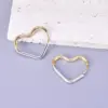 PVD Coated Real Gold Plated 18K Gold Heart 304 Stainless Steel Titanium Steel Waterproof Non Tarnish Earrings