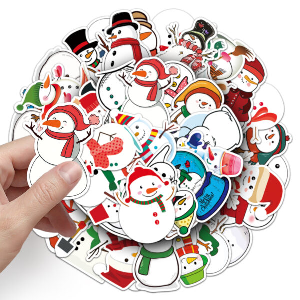 oly-045a22d575105f60d1c16f43bce36f9c Wholesale snowman graiti cartoon sticker waterproof