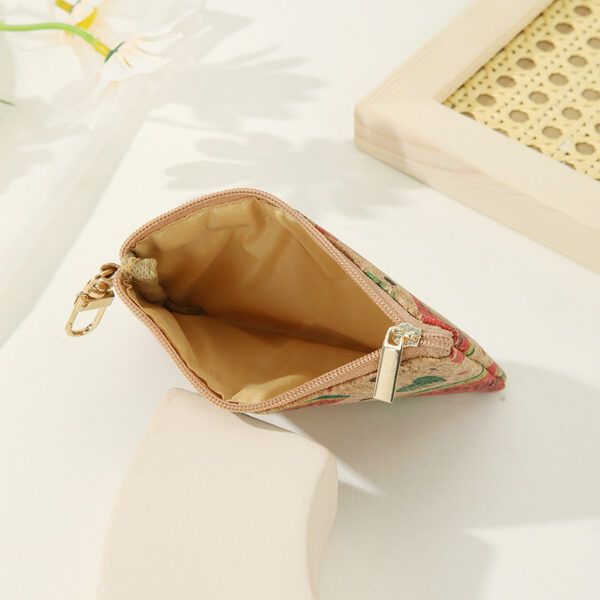 Wholesale High Quality Square Cork Coin Purse Card Case Key Case Data Cable Storage Bag