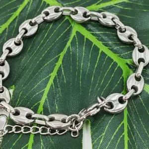 Steel Color 8mm / Bracelet 17cm 5cm