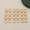 Wholesale 1 Pair Simple Style Classic Style Streetwear Zircon Enamel Inlay Copper Zircon Gold Plated Earrings
