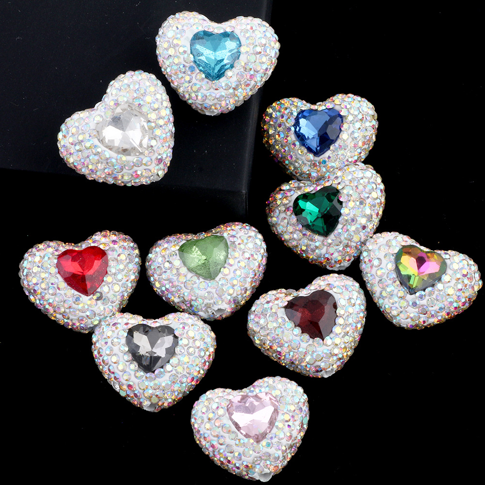 Wholesale Love Western Region White Series Soft Clay ill Ball Wearable Pen Straight Hole Beads DIY Mobile Phone Chain Key Chain Bag Chain Aessories
