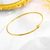 Wholesale 304 Stainless Steel Solid Color Ion Plating (IP) 18K Gold Plated Simple Style Classic Style Waterproof Non Tarnish Plating Choker