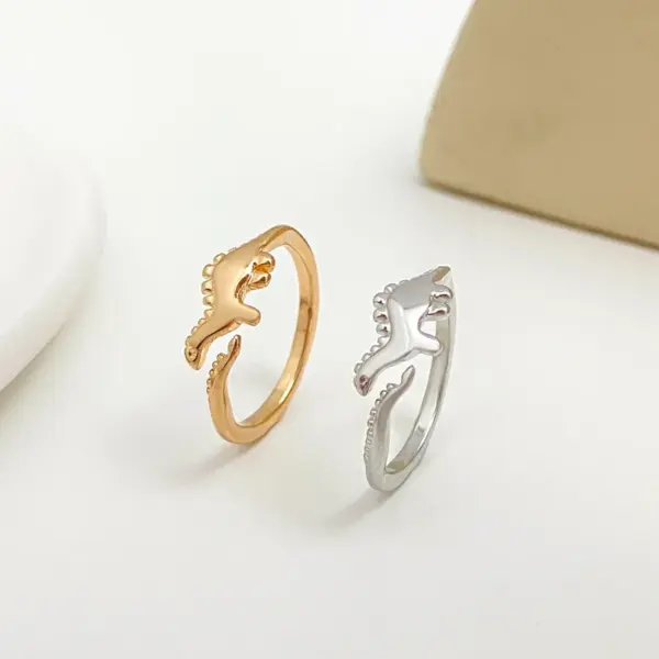 Wholesale Copper Plating Dinosaur No Inlaid Copper Rings
