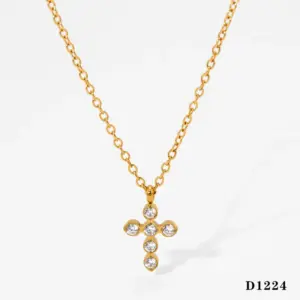 Gold Necklace D1224