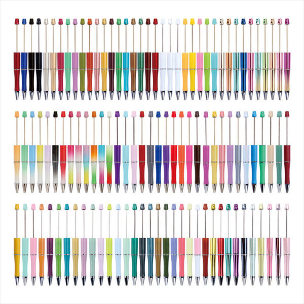 Wholesale New sugar dragonfly beaded pen diy exquisite hand-painted beads adorable pen cute girl heart stationery in stock