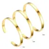 Wholesale Simple Style Solid Color Stainless Steel Plating Bangle 1 Piece