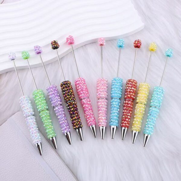 Wholesale beaded pens/DIY Colorful Diamond Bead Pen