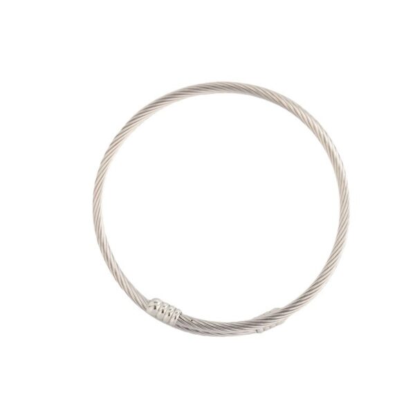 Wholesale Titanium Steel Bracelet Couple's Steel Wire Spiral Head Fashion Adjustable High Sense Bracelet