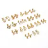 Wholesale 1 Pair Simple Style Geometric Plating Stainless Steel Ear Studs