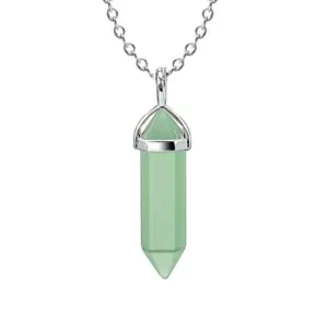 Green Aventurine + Chain