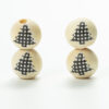 Wholesale Christmas wooden beads colored wooden beads