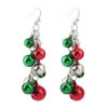 Wholesale Spiral Christmas Tree Bell Earrings