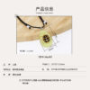 Wholesale Resin Insect Necklace with Glowing Insect Amber Pendant