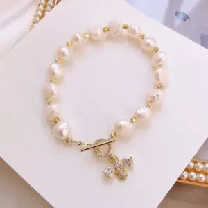 18# Gold (Freshwater Pearl)