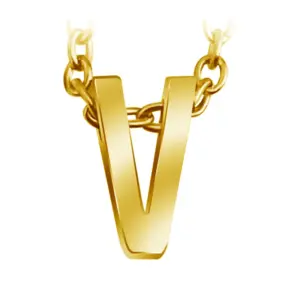 Gold Letter V