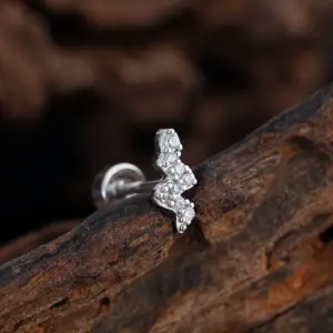 3361 Silver / Ear Studs