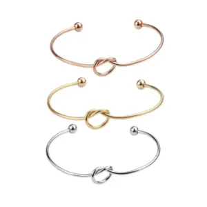 Wholesale PVD Coated 18K Gold Real Gold Plated Solid Color Stainless Steel Basic Classic Style Waterproof Non Tarnish 304 Stainless Steel Bangle