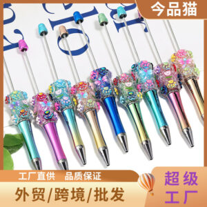 Wholesale Flower DIY Beaded Pen Fashion Bead Pen