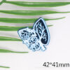oly-0546eb59b5cf7fc7a8da2c23826346e6 Wholesale Pink and blue double-mirror skull organ acrylic