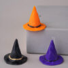 Wholesale Miniature witch hat, pointed hat, Halloween ornament