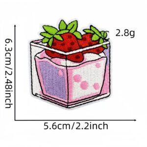 Strawberry cloth patch 1#