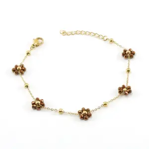 Bronze-Bracelets / 18k gold plating