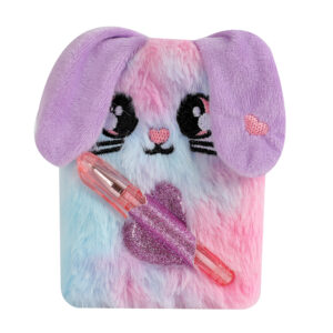 Tie-dyed purple puppy