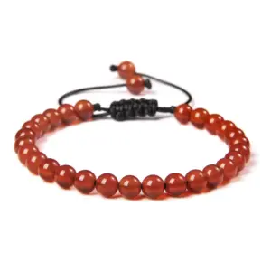 Red agate / 6mm (Stretchable)