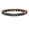 Wholesale Simple Style Geometric Natural Stone Beaded Bracelets 1 Piece