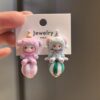 Wholesale Cartoon cute girl earrings