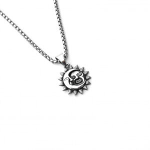 Sun + stainless steel chain