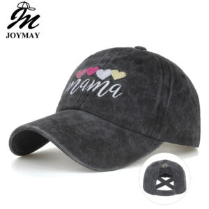 oly-057f5471898a5bd0089ce16025d7fca0 Wholesale Spring and Summer new love embroidered double cross elastic mesh ponytail baseball cap peaked cap B828