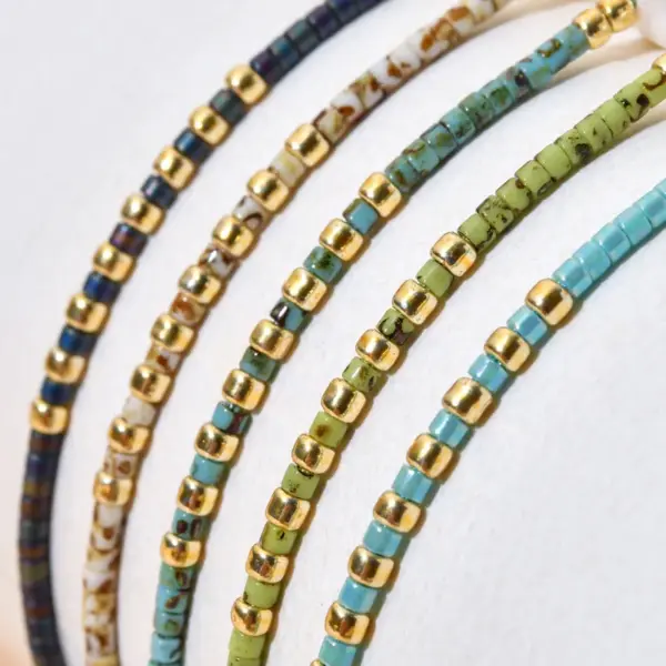 Wholesale Solid Color Natural Stone Pearl Bracelets In Bulk