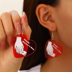 08 white k heart-shaped hand-in-hand N-1027