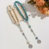 Wholesale 33 turquoise beads bracelet