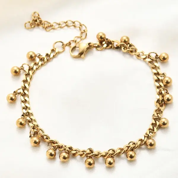 Modern Style Geometric Titanium Steel Plating Bracelets