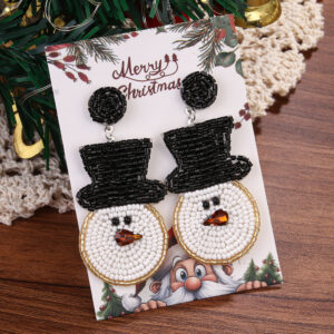 1 pair of christmas snowmen
