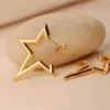 Wholesale 1 Pair Modern Style Simple Style Irregular Star Polishing Plating 304 Stainless Steel Imitation Gold Rack Plated Ear Studs