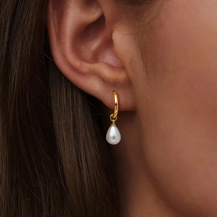 Wholesale PVD Coated Real Gold Plated 18K Gold Geometric 304 Stainless Steel Elegant Modern Style Waterproof Non Tarnish op Earrings