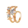 Wholesale Ear Cartilage Rings & Studs Fashion Star Copper Plating Artificial Gemstones