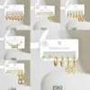 316 Stainless Steel Star Heart Shape PVD Coated Stone-Free 18K Real Gold Plated Elegant Simple Style Drop Earrings Ear Studs