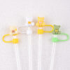Wholesale 10mm reusable bear straw stopper Stanley cup dust cap accessories fun straw cover