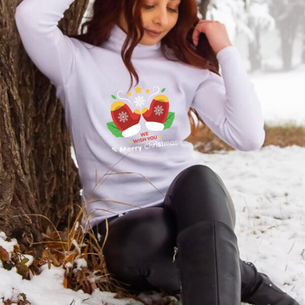 Wholesale Christmas stickers, white ink heat transfer printing, cartoon print stickers for clothing.