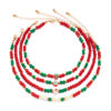 Wholesale Christmas polymer clay beaded necklace