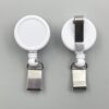 Wholesale 2.5CM plastic retractable easy pull buckle certificate badge work card easy pull built-in cable