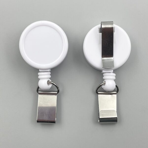 Wholesale 2.5CM plastic retractable easy pull buckle certificate badge work card easy pull built-in cable