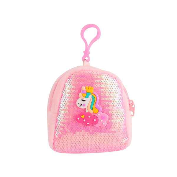 Wholesale New Sequin Unicorn Coin Purse Children's Portable Coin Headset Storage Bag